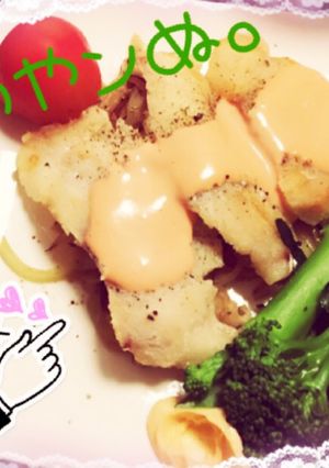 簡単たらのムニエル★オーロラソース-レシピのメイン写真