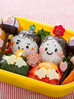 ひな祭りキャラ弁当♪雛人形女の子春レシピ-レシピのメイン写真