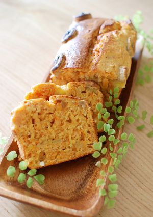 人参の絞りかすで!シナモンバナナケーキ-レシピのメイン写真