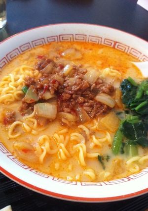 なんちゃって!インスタントで担々麺-レシピのメイン写真