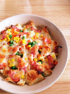 レンジdeランチ★簡単パングラタン-レシピのメイン写真