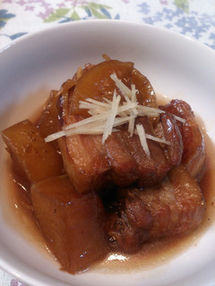 ♪大根と豚バラ肉の甘辛煮♪-レシピのメイン写真