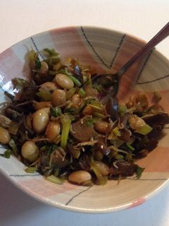 なす、大豆の甘辛炒め-レシピのメイン写真