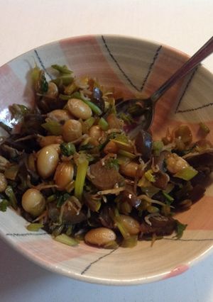 なす、大豆の甘辛炒め-レシピのメイン写真
