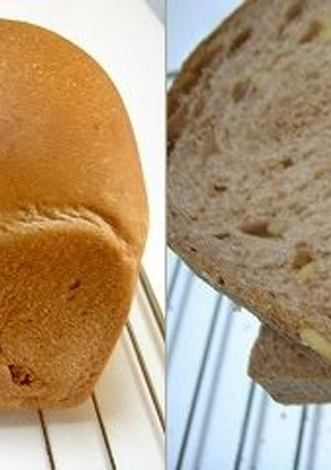 ☆ふわふわ美味しいココアくるみ食パン☆-レシピのメイン写真
