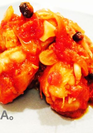 やわらかジューシー！チキンのトマト煮♪-レシピのメイン写真