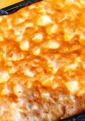 簡単りんごの天板ケーキ-レシピのメイン写真