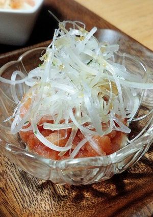 つまみにもってこい!!!ﾈｷﾞ明太!!-レシピのメイン写真