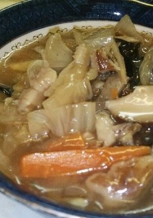 温まる白菜たっぷり中華風スープ-レシピのメイン写真