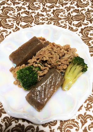 牛肉とこんにゃくのオイスターソース炒め-レシピのメイン写真