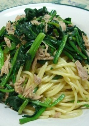 ほうれん草とツナのパスタ-レシピのメイン写真