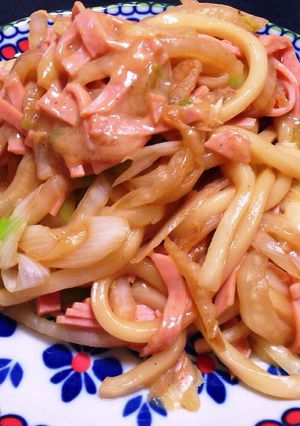 簡単！しっかり味の野菜たっぷりうどん-レシピのメイン写真