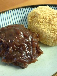 簡単♪おはぎ つぶあん&きなこ味-レシピのメイン写真