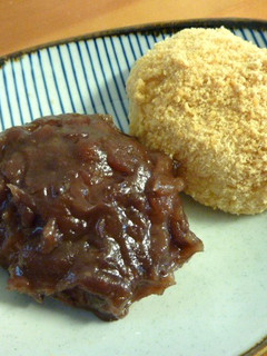 簡単♪おはぎ つぶあん&きなこ味-レシピのメイン写真