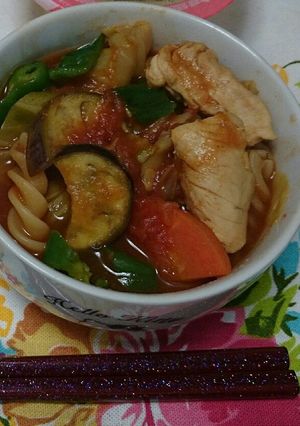 パスタ入り☆ラタトゥイユ-レシピのメイン写真