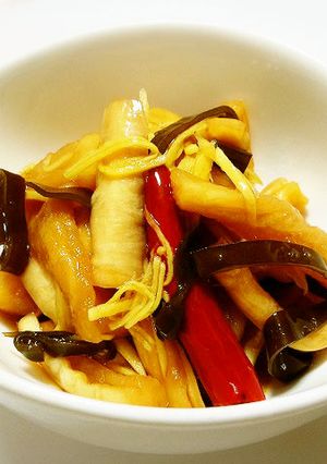 割り干し大根の醤油漬け(はりはり漬け)-レシピのメイン写真