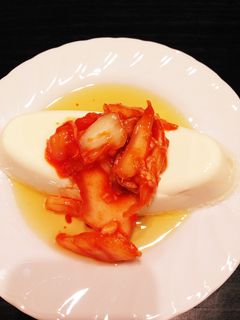 キムチのせ豆腐-レシピのメイン写真