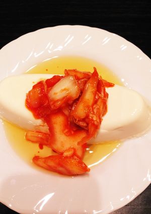 キムチのせ豆腐-レシピのメイン写真