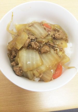 ピリ辛中華あんかけ丼-レシピのメイン写真