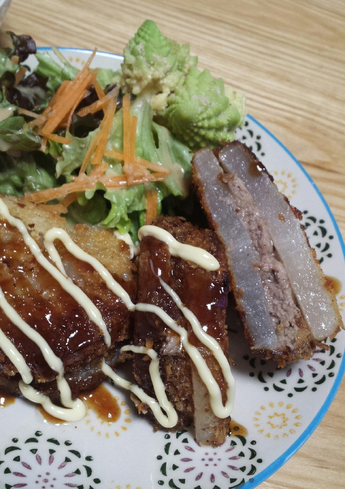 ジューシー大根のはさみ揚げ♪-レシピのメイン写真