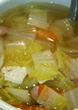 ポカポカになる野菜と生姜とバタースープ-レシピのメイン写真
