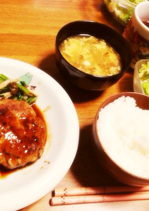 ハンバーグディナー-レシピのメイン写真