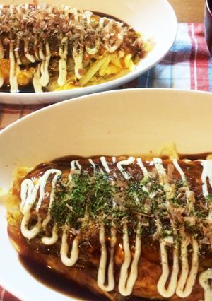 ボリューム満点ヘルシーとん平焼き-レシピのメイン写真