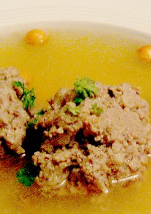 おいしく鉄分＊レバーのおだんごスープ-レシピのメイン写真