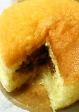 チョコ入りふわふわカップケーキ(試作1)-レシピのメイン写真