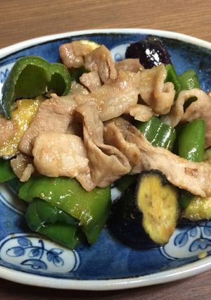 簡単♡豚ナス味噌炒め-レシピのメイン写真