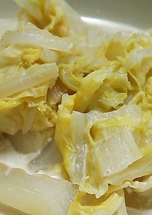 白菜のレンジでポンマヨ-レシピのメイン写真
