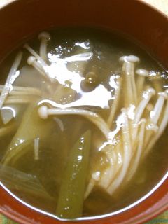 えのき 長ネギ とろろ昆布の お吸い物♪-レシピのメイン写真