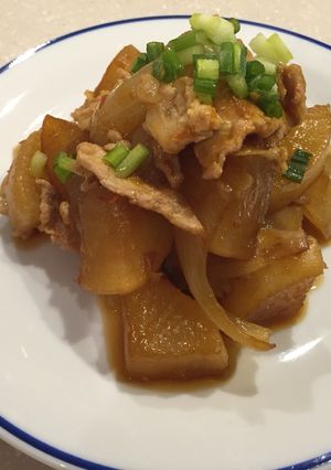 大根と豚肉のコチュジャン煮-レシピのメイン写真
