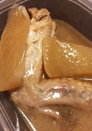 手羽先と大根のこっくり煮物♡-レシピのメイン写真