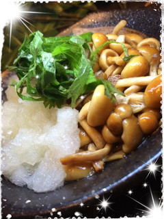 本なめこのおろし乗せ-レシピのメイン写真