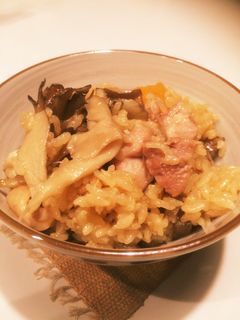 ☆鶏肉と舞茸のホカホカ炊き込み御飯☆-レシピのメイン写真