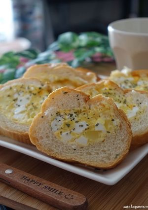 たまごとじゃがいものスタッフドバケット-レシピのメイン写真