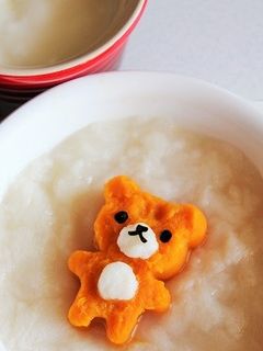 デコ離乳食☆リラックマのおかゆ。-レシピのメイン写真