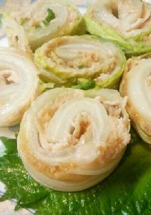 ◎白菜と豚肉の味噌ロール◎-レシピのメイン写真