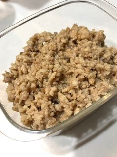 うちの鶏そぼろ-レシピのメイン写真