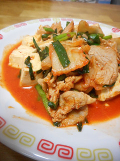 豚キムチ豆腐-レシピのメイン写真