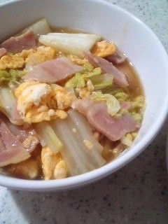 白菜ベーコンの中華煮-レシピのメイン写真