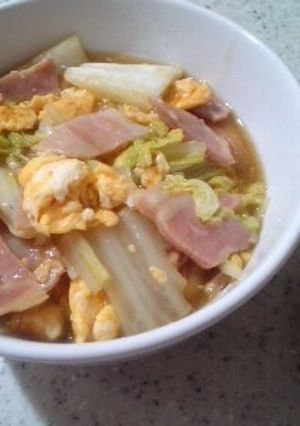 白菜ベーコンの中華煮-レシピのメイン写真