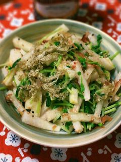 箸休めに!大根と豆苗と梅干しの和え物-レシピのメイン写真