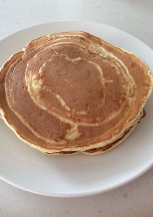 ココナッツオイルで超簡単ホットケーキ-レシピのメイン写真