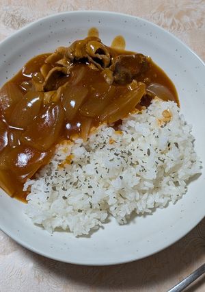 簡単★市販のルーで!豚肉ハヤシライス-レシピのメイン写真