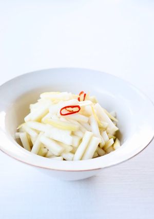 ポリポリ食感が良い【大根皮の柚子漬け】-レシピのメイン写真