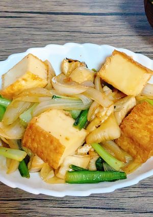 厚揚げの甘辛炒め-レシピのメイン写真