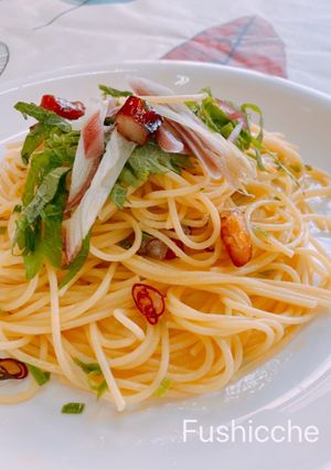 マヒマヒ燻製♡和風ペペロンチーノ-レシピのメイン写真