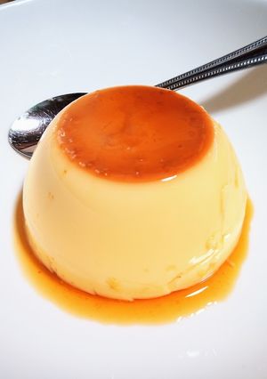 パナソニックのビストロ蒸しプリン1.5倍-レシピのメイン写真
